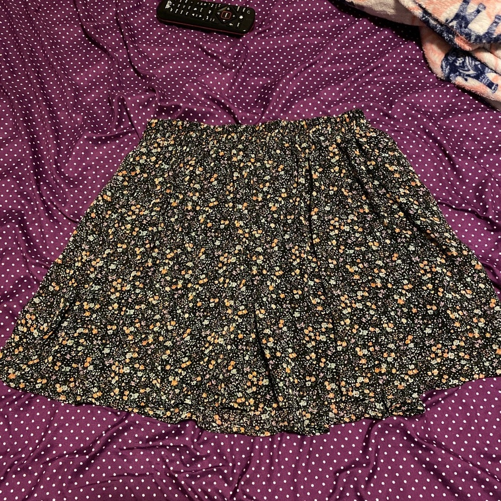 floral skirt